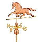 Polished Copper Horse Weathervane