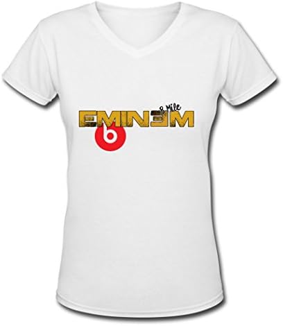 OIAE Women's Eminem tour V Neck T Shirt XL