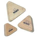 Nino Triangular Wood Shaker Assortment, 3-Pack