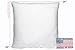 Mybecca 26 X 26 pillow Insert Sham Square Form Polyester Premium Hypoallergenic Stuffer, Standard/White - MADE IN USA