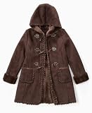 Via Spiga Girls Faux Shearling Jacket