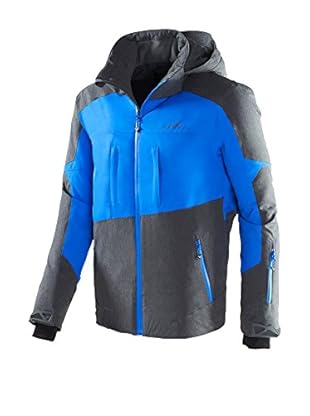 Black Crevice Chaqueta de Esquí (Gris Oscuro / Azul)