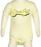 SnowKidz - Infant Onzies Skidoo Snowmobile Snowboarding Clothing, 18-24 months, Yellow Signature Logo