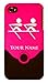 Personalized Case/Cover for iPhone 4/4S - ROWING CREW, ROW - Laser Engraved for Free