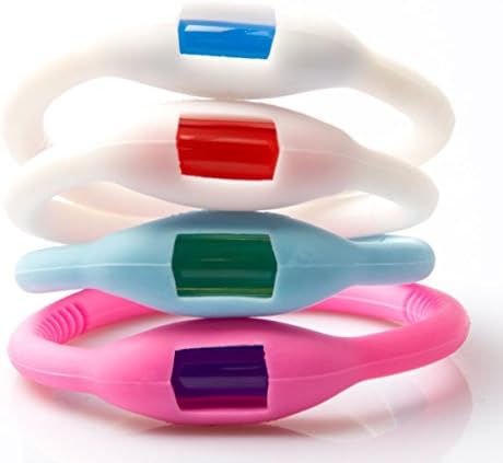 Elson Natural Mosquito Repellent Bracelets, No Deet Pest Control Repeller, Best for Indoor, Outdoor Against Mosquitoes & Gnats Bites - Bands Mosquito Repellent Bracelet for Kids 4Pack