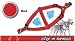 Red 5/8 Small Deluxe Dog Harness