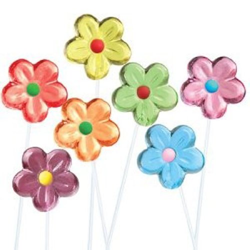 Flower Twinkle Pops Assorted 7 Flavors (Pack of 120)