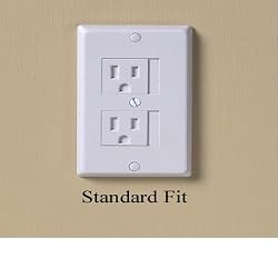 Home Safety Universal Outlet Cover in White (Set of 3)