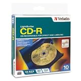 Verbatim DataLifePlus LightScribe - 10 x CD-R - 700 MB ( 80min ) 52x - LightScribe - storage media