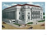 Denver, Colorado, Exterior View of the New Post Office and Federal Court House Giclee Poster Print