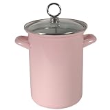 Review Calypso Basics 83601 / Calypso Basics 3-Quart Asparagus/Vegetable Pot with Porcelain Enamel on Steel, Pink