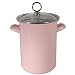 Kitchen & Housewares : Calypso Basics 3-Quart Asparagus/Vegetable Pot with Porcelain Enamel on Steel, Pink