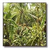 Palm trees - 10x10 Wall Clock