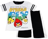 Angry Birds Boys 4-7 White Some Have To Run Others Fly Tee and Short Set