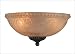 Ceiling Fan Light Kit - Gunsmoke Finish : Cream Carved Marble
