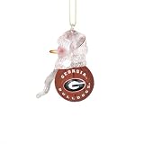 Georgia Bulldogs NCAA Acrylic Basketball Snowman Ornament (2.50)