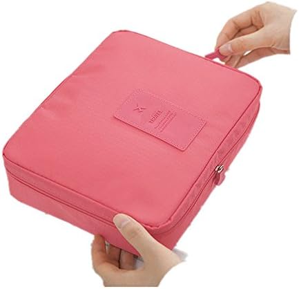 Sunshine Life Clear Travel BAG Cosmetic Carry Case Toiletry Pink