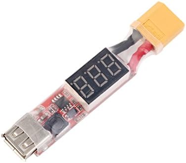 Gogomg 2S-6S Lithium Battery Charger Converter XT60-Plug With Voltage Display for Phone