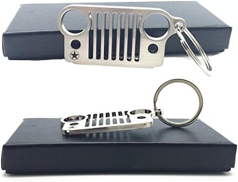 2000Shop Star Key Chain Ring Stainless Steel,Car Keychain Handbag Backbag Keyrings For Business Gift Decoration