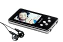 Intenso 3702460 Tragbarer MP3-/Video-Player 8 GB (2 Zoll, USB 2.0) schwarz/silber