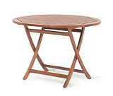 0815-04 Tisch 107 cm las. lasiert, Rotimber