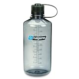 NALGENE Tritan 1-Quart Narrow Mouth BPA-Free Water Bottle,Gray ~ Nalgene