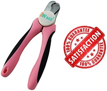 Pet Nail Clippers - Professional Smooth, Clean Cuts - Great for Large,Medium,Small Dogs and Cats - 45% OFF This Week Only - 100% Satisfaction Guaranteed! (Pink)