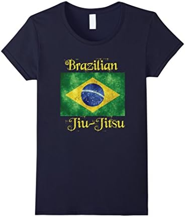 Women's Brazilian JIU-JITSU Shirt  Medium Navy