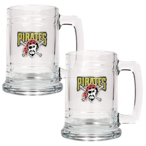 Pittsburgh Pirates Set of 2 Beer Mugs