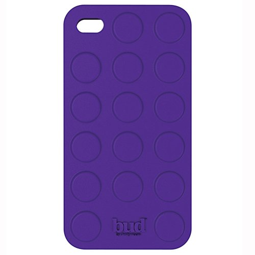 PT Bud Case for Iphone 4/ 4s Bump Silicone (Purple)