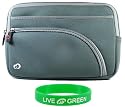 Non-OEM Amazon Kindle DX 9.7 Tri-Pocket Sleeve Case - Grey