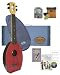 Ukulele Musician Maker Kit, Hibiscus Red model