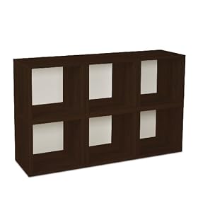 Way Basics Eco-Friendly Modular Cubes Storage and Organization, Espresso