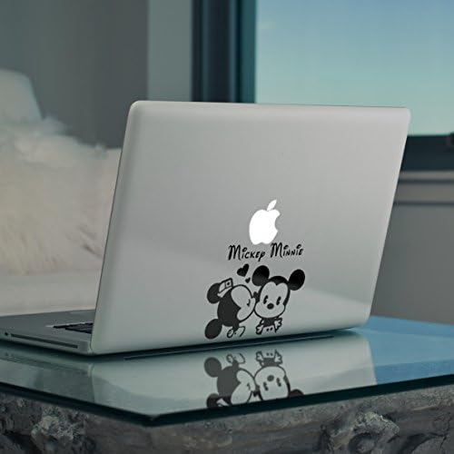 Baby Minnie Kissing Baby Mickey Vinyl Decal Sticker for Apple Macbook Air 13" Apple Macbook Pro 13" 15" 17"