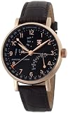 TX Men's T3C200 Classic Perpetual Calendar Rose Gold Brown Leather Strap Watch