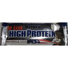 Weider 40% High Protein Low Carb 20 EiweissRiegel / Proteinriegel a 100g, gemischt