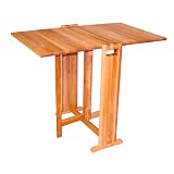 Catskill Craftsmen Fold-A-Way Butcher Block Table by 