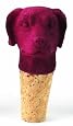 imm Living Best Year Dog Wine Stopper, Plum