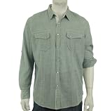 INC International Concepts Striped Snap Front Shirt