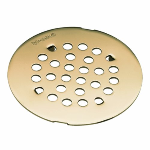 Moen 101663AZ Kingsley 4-1/4-Inch Snap-In Shower Drain Cover, Antique Bronze