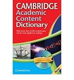 Produkt-Bild: CAMBRIDGE ACADEMIC CONTENT DICTIONARY [WITH CDROM]BYCambridge University Press[Paperback] on Nov-2008
