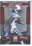 Chris Johnson / Tennessee Titans / 2010 Donruss Elite NFL Football Card by Panini in Protective Screwdown Case