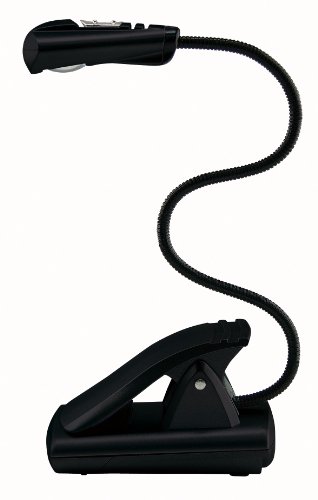Wedo 2541001 - Mobile Leselampe mit LED Beleuchtung und Clip schwarz Wedo 2541001 - Mobile Leselampe mit LED Beleuchtung und Clip schwarz