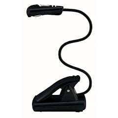 Wedo 2541001 - Mobile Leselampe mit LED Beleuchtung und Clip schwarz