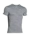 Under Armour Men's Streaker Run V-Neck T-Shirt, Overcast Gray (941)/Reflective, X-Large