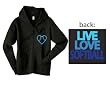 Live Love Softball Zippered Hooded Sweatshirt
