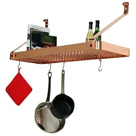 Enclume PR8a-CP Deep Bookshelf Premier Wall Rack, Copper by Enclume