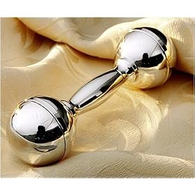 Musical Chime Baby Rattle Sterling Silver 2010E by 