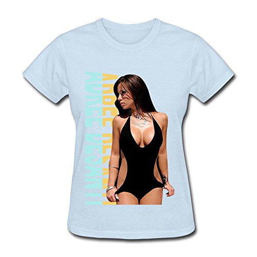 IHoo Lady Adree Desanti T Shirts M SkyBlue