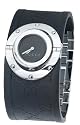GUCCI Women's 112 Twirl Collection Black Rubber Bangle Watch #YA112420